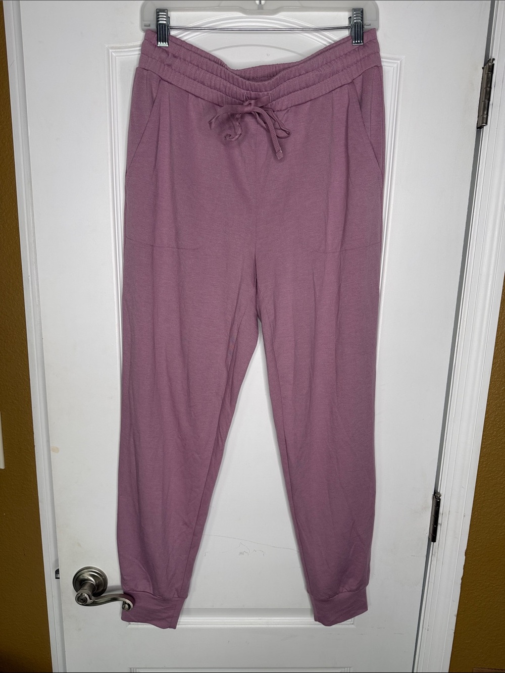 Banana Republic Super Soft Mauve Drawstring Waist Jogger Pants Size M